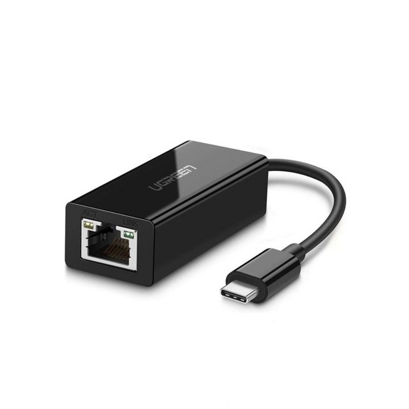 UGREEN USB-C to Gigabit Ethernet Adapter - RJ45, 10/100/1000Mbps | 50307
