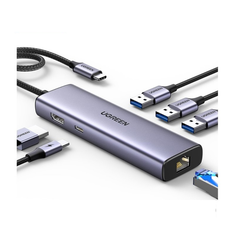 UGREEN 6-in-1 USB-C HUB Docking Station with Power Port | 15598
