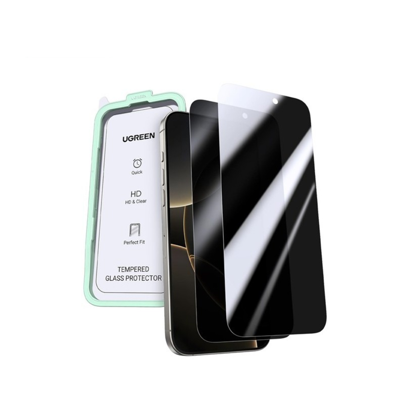 UGREEN Full Coverage Privacy HD Screen Tempered Protective Film For iPhone 16 Pro Max | 45976