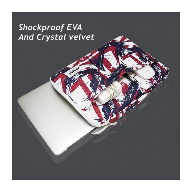 Kinmac Vertical Design Sleeve - Graffiti Zone - 13-14 Inch | KMS407