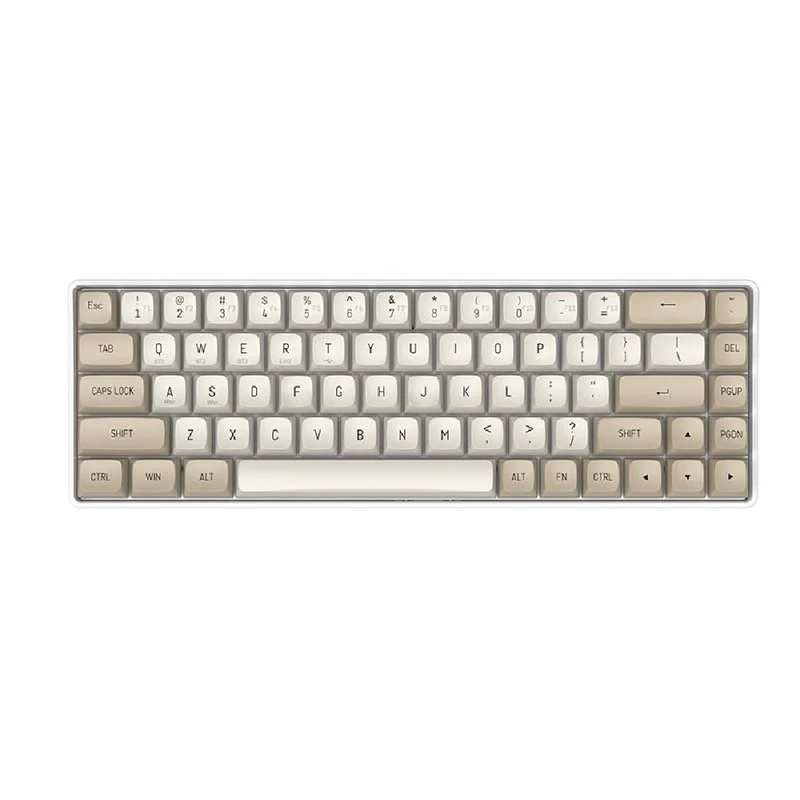 DarkFlash GD68 Mechanical keyboard - Milky & Brown | GD68