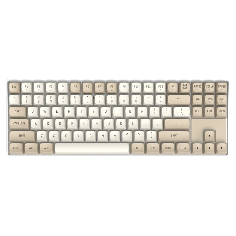 DarkFlash GD87 Mechanical keyboard - Milky & Brown | GD87