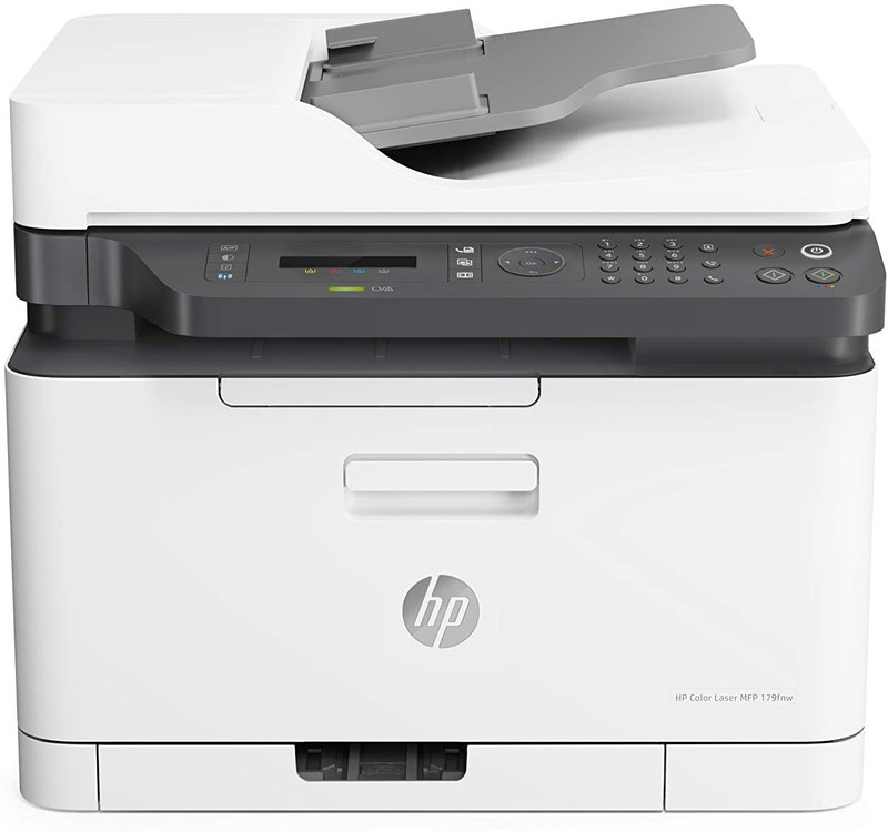 HP Color Laser 179fnw Wireless All in One Laser Printer with Mobile Printing & Built-in Ethernet, Works with Alexa | 4ZB97A | M179FNW