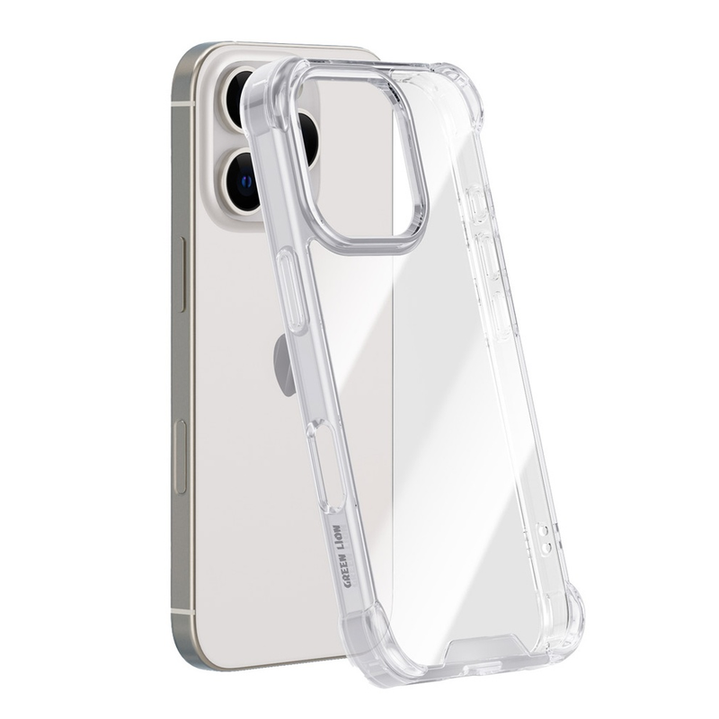 Green Lion Crystal Clear Case for iPhone 16 Pro | GNASC16PCL