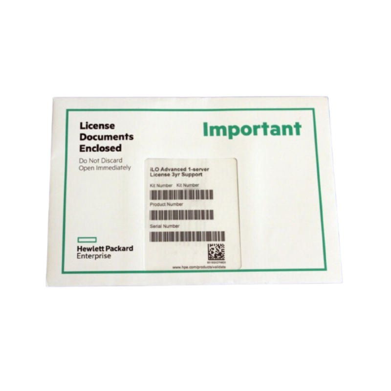 hpe ilo advanced 1-server license with 3yr support on ilo licensed features | BD505A