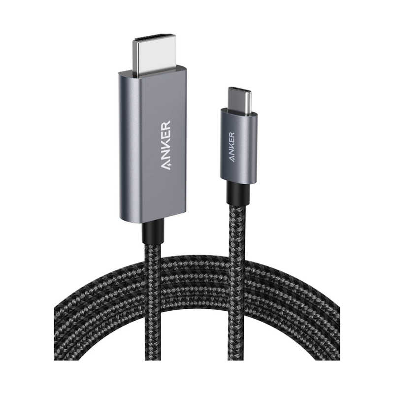 Anker USB-C to HDMI Nylon Cable - 6ft, Black | A8730H11