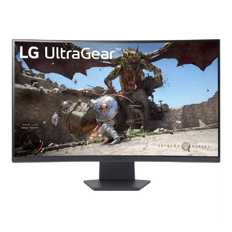 LG 32'' UltraGear QHD 180Hz 1ms AMD FreeSync™ HDR10 1000R Curved Gaming Monitor | 32GS60QC-B