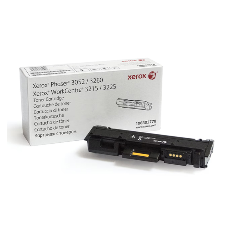 Xerox 3052/3260/3215/3225 High Yield Toner, Black | 106R02778