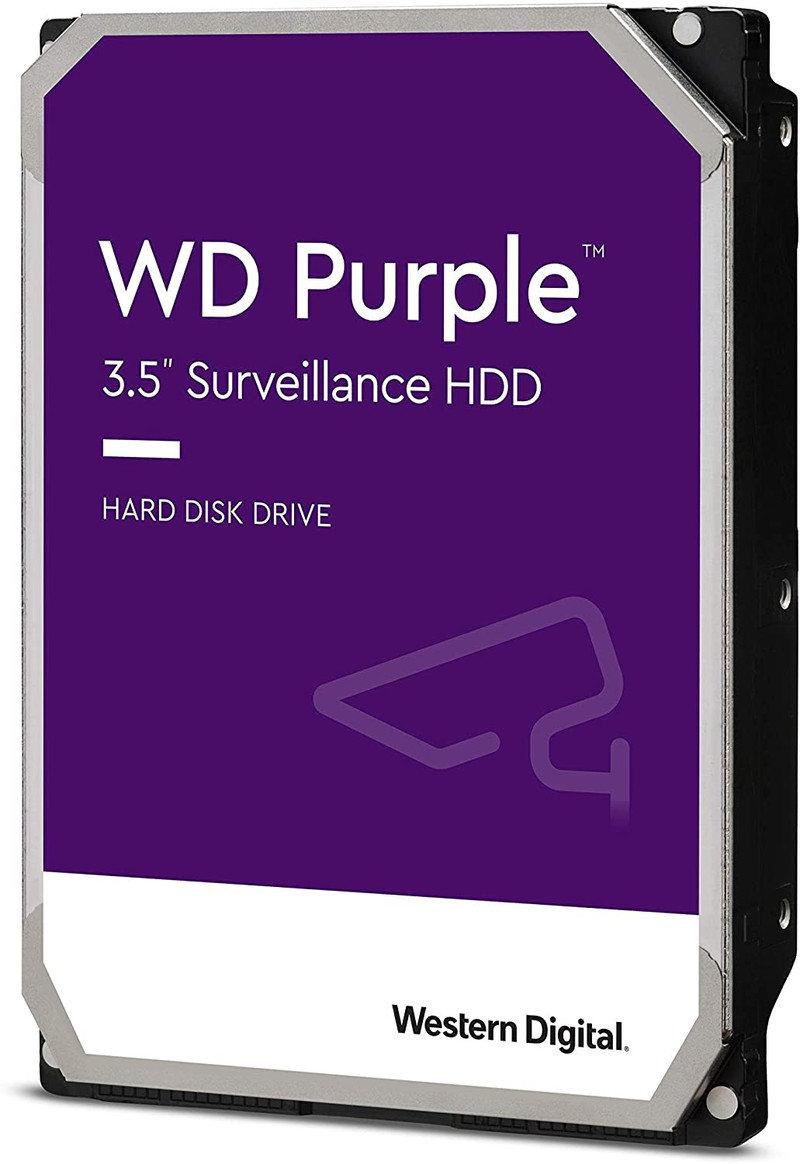 Western Digital WD Purple 1TB Surveillance Internal Hard Drive 3.5" SATA 6Gb/s 5400RPM 64MB Cache