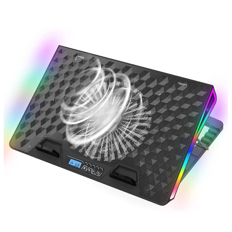Vayu A22 — 14-17" RGB Gaming Laptop Cooling Pad with LCD Display & Adjustable Fan Speed | A22
