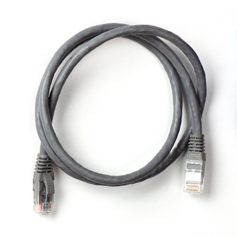 MicroCable 1m Cat6 Patch Cord Network Cable Grey