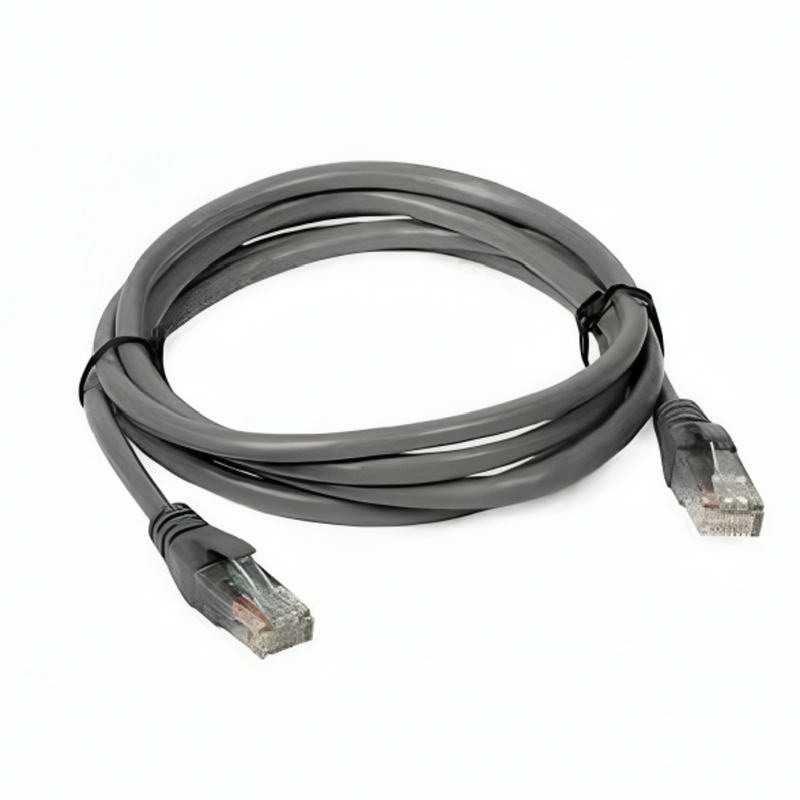 MicroCable Cat6 Patch Cord 3m — Grey RJ45 Ethernet Network Cable | Gigabit LAN Cable