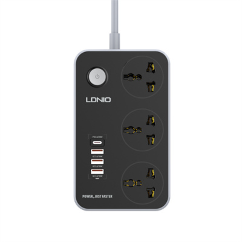 LDNIO 3 AC Outlets Universal Power Strip | SC3412