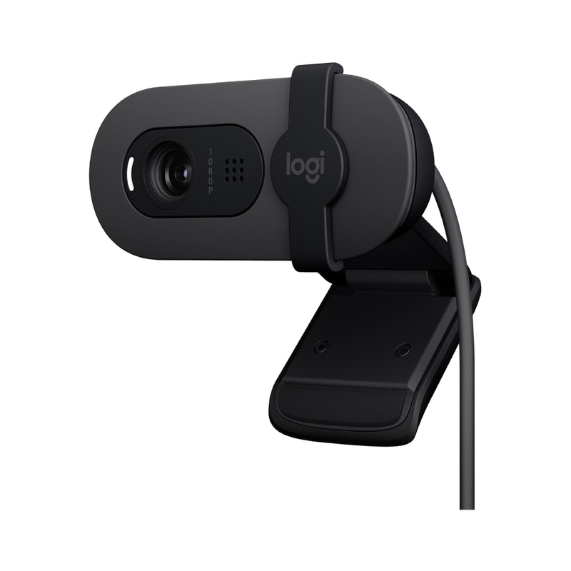 Logitech Brio 100 Full HD Webcam for Meetings and Streaming - Graphite | 960-001585