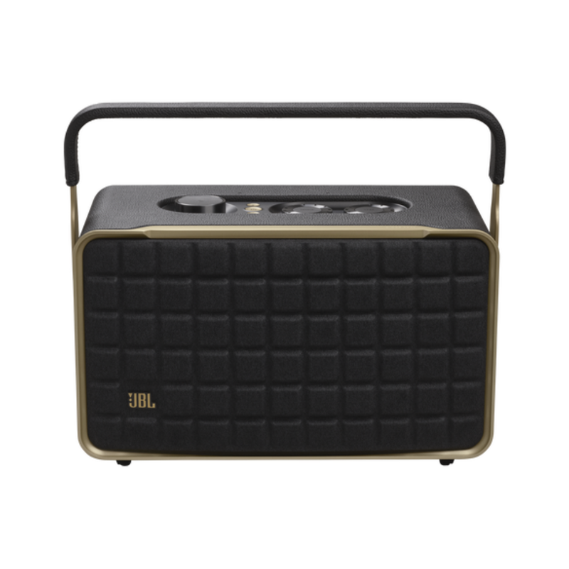 JBL Authentics 300 — Portable Smart Home Speaker with Wi-Fi, Bluetooth & Dual Voice Assistants — Black