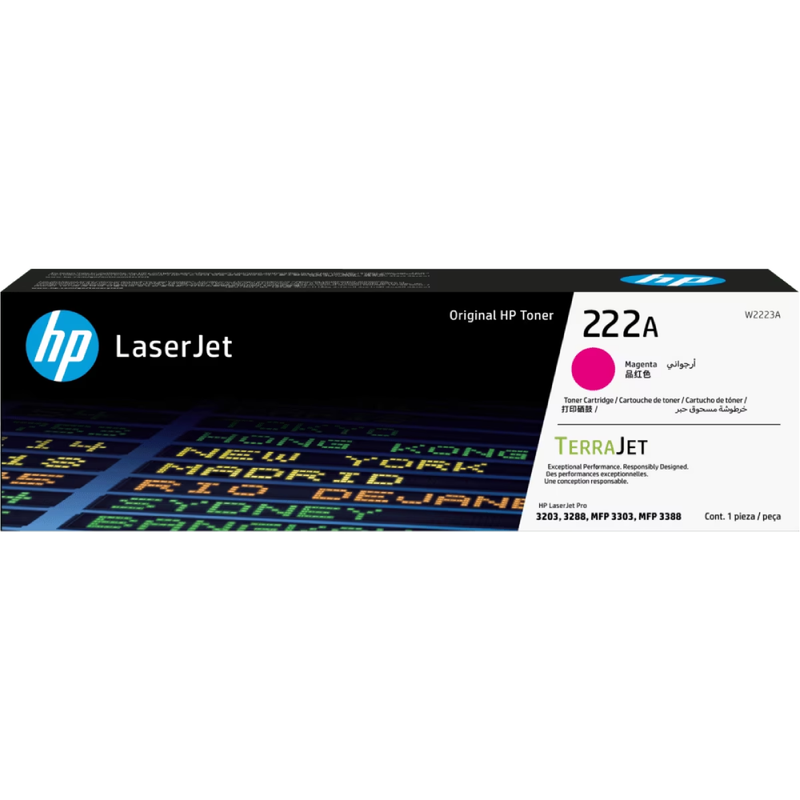 HP W2223A 222A Magenta Original LaserJet Toner Cartridge