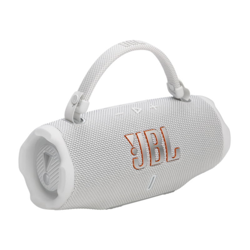 JBL Charge 6 (White) – Play & Charge Bluetooth Speaker