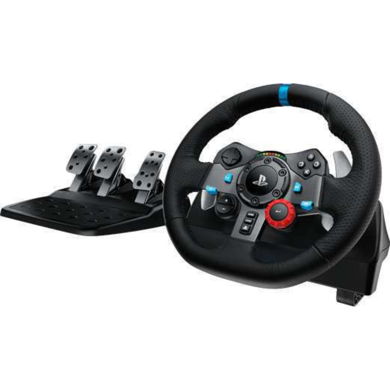 Logitech G29 Driving Force Racing Wheel and Floor Pedals, for PS5, PS4, PC, Mac, Black | 941-000114 | 941-000113 |