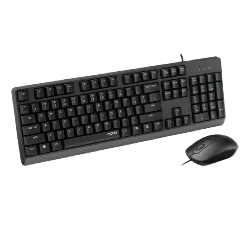 Rapoo NX1500 Keyboard and Mouse Combo, Wired Mouse And Keyboard