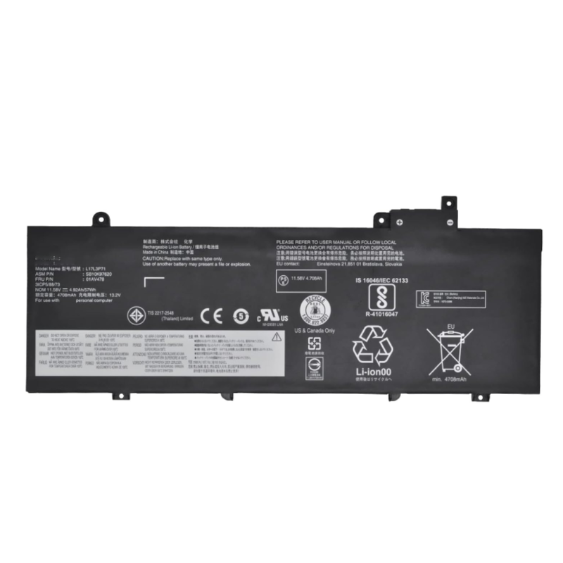 Laptop Battery Compatible for Lenovo ThinkPad T480s | L17L3P71