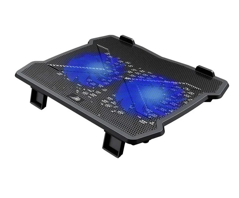 Havit Gaming Laptop Cooling Pad with 2 Fans & RGB Colors – Black | F2075