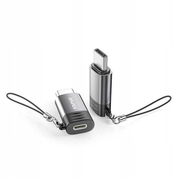AWEI Lightning To Type-C Mini Adapter Grey | A12-GREY