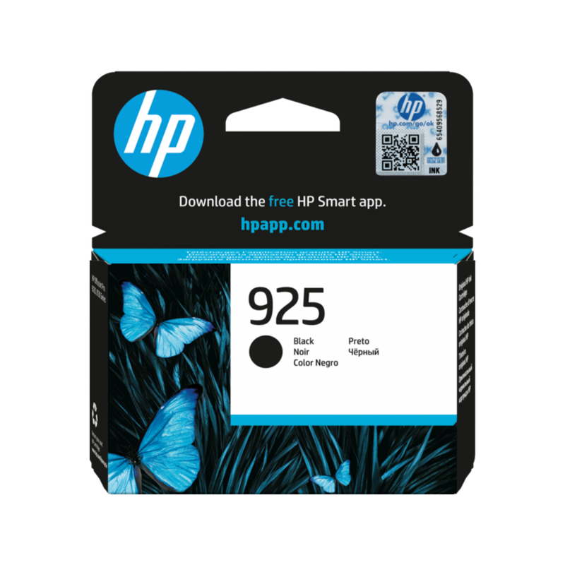 HP 925 Black Original Ink Cartridge | 4K0V9PE