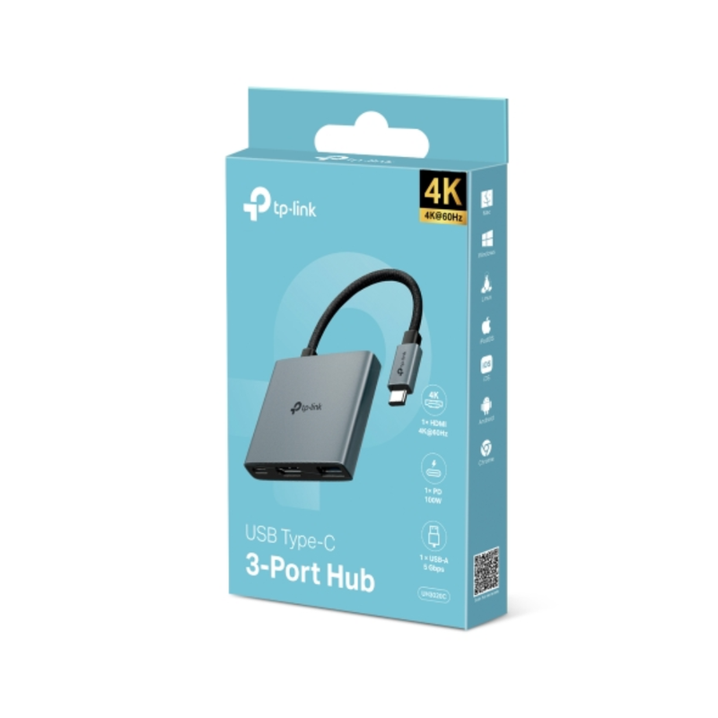 TP-Link USB Type-C 3 in 1 Hub | UH3020C