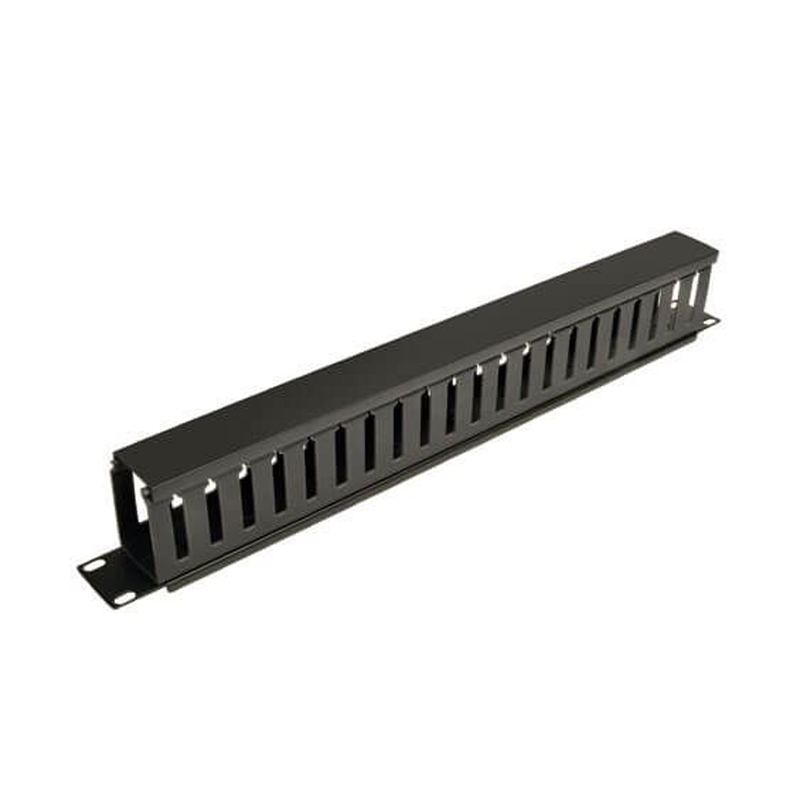 3M 1U Plastic Cable Management with Cover | XE-0053-1563-7