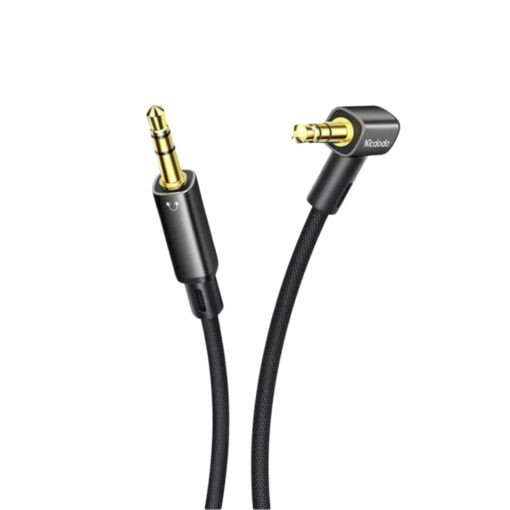 Mcdodo Aux Mini Jack 3.5mm Cable – Right-Angle Gold-Plated Connectors | CA-7590