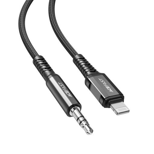 Acefast Lightning to 3.5mm Audio Cable 1.2m – Hi-Fi Nylon Braided | C1-06