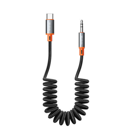 Mcdodo USB-C to 3.5mm Coiled Audio Cable 1.8m – Castle Series | CA-0900