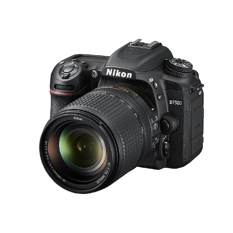 Nikon D7500 Camera Body with 18-140 mm VR Digital DSLR Kit - Black