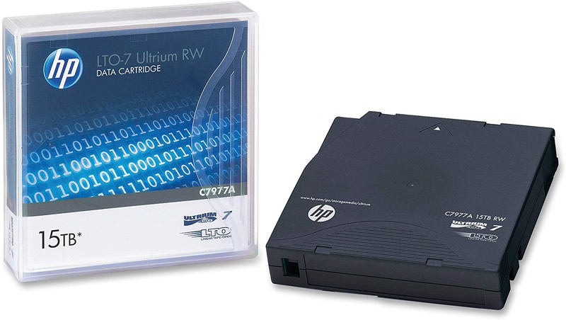 HPE LTO-7 Ultrium 15 TB RW Data Cartridge | C7977A