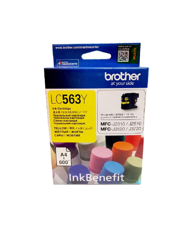 Brother Ink Cartridge -Yellow | LC563YE