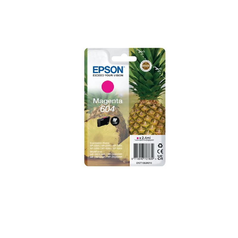 Epson 604 Magenta Ink Cartridge | C13T10G34010
