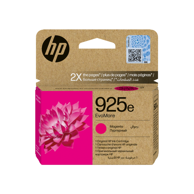 HP 925e EvoMore Magenta Original Ink Cartridge | 4K0W1PE
