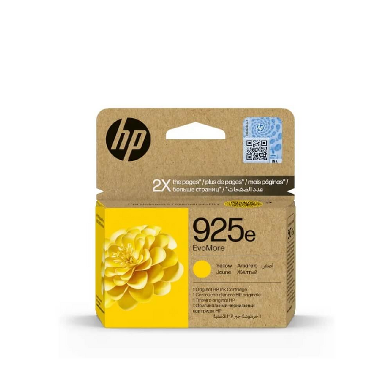 HP Original 925e EvoMore Yellow Ink Cartridge | 4K0W2PE