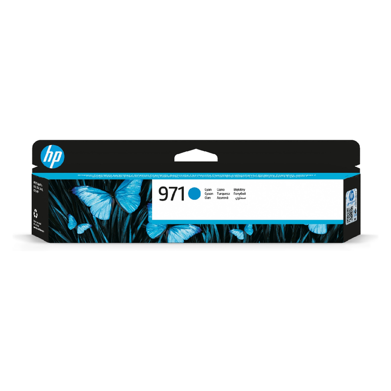 HP 971 Cyan Original Ink Cartridge | CN622AE