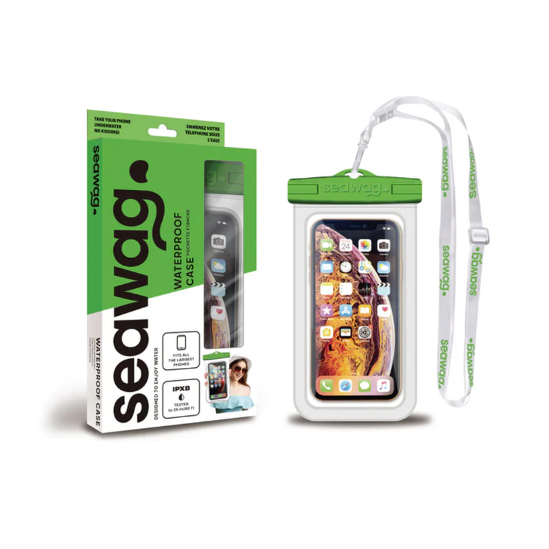 Seawag Waterproof Phone Case - Green/White