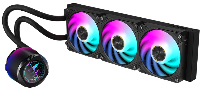 GIGABYTE AORUS WATERFORCE X II 360 All‑In‑One Liquid CPU Cooler