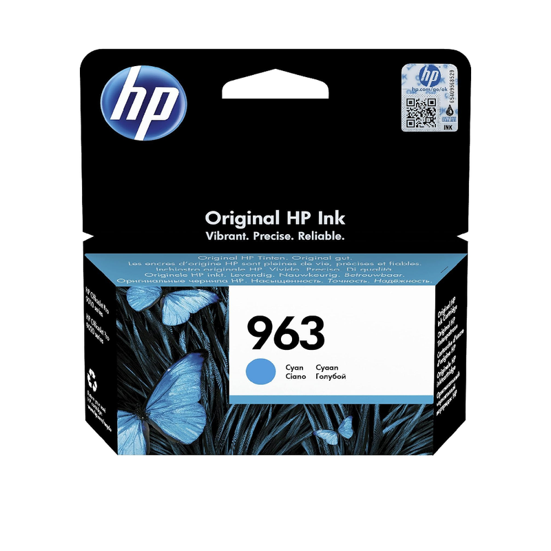 HP 963 Cyan Original Ink Cartridge | 3JA23AE