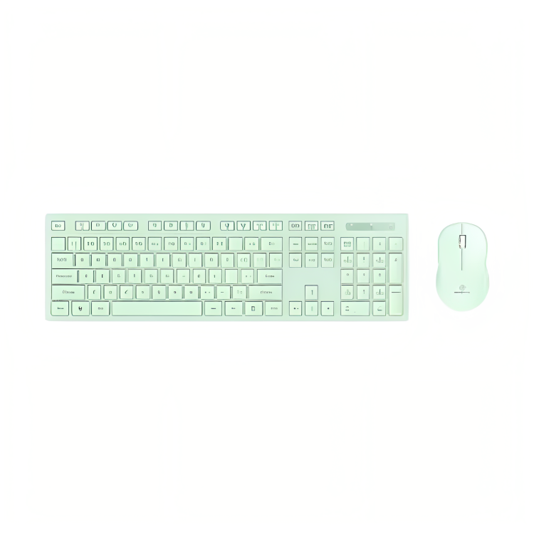 Micropack USB Wireless Mouse and Keyboard Combo - Green | KM-237W