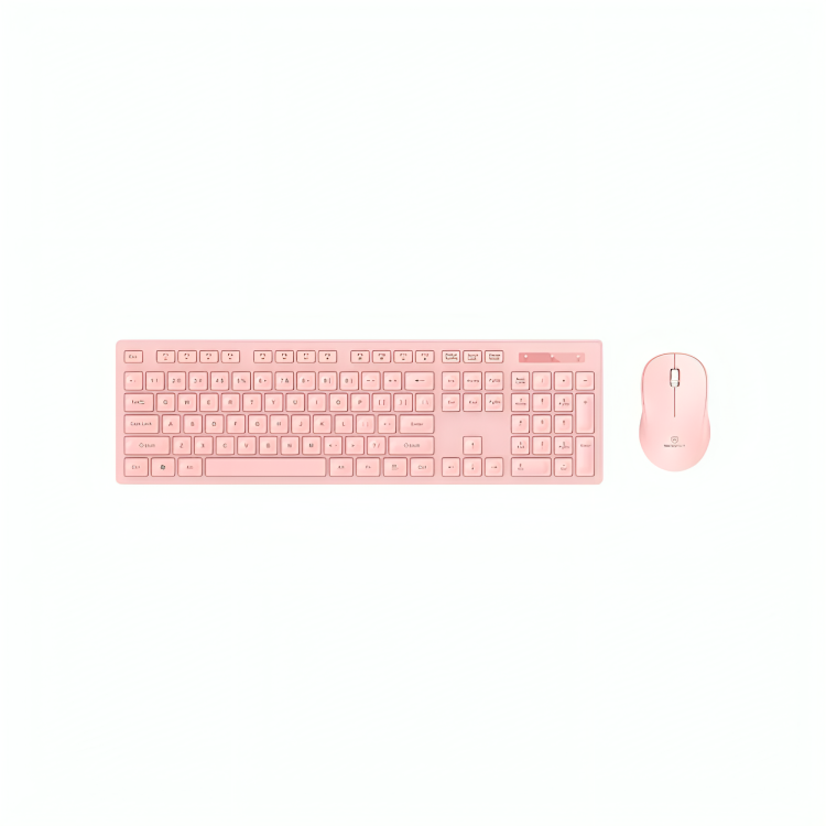 Micropack USB Wireless Mouse and Keyboard Combo - Pink | KM-237W