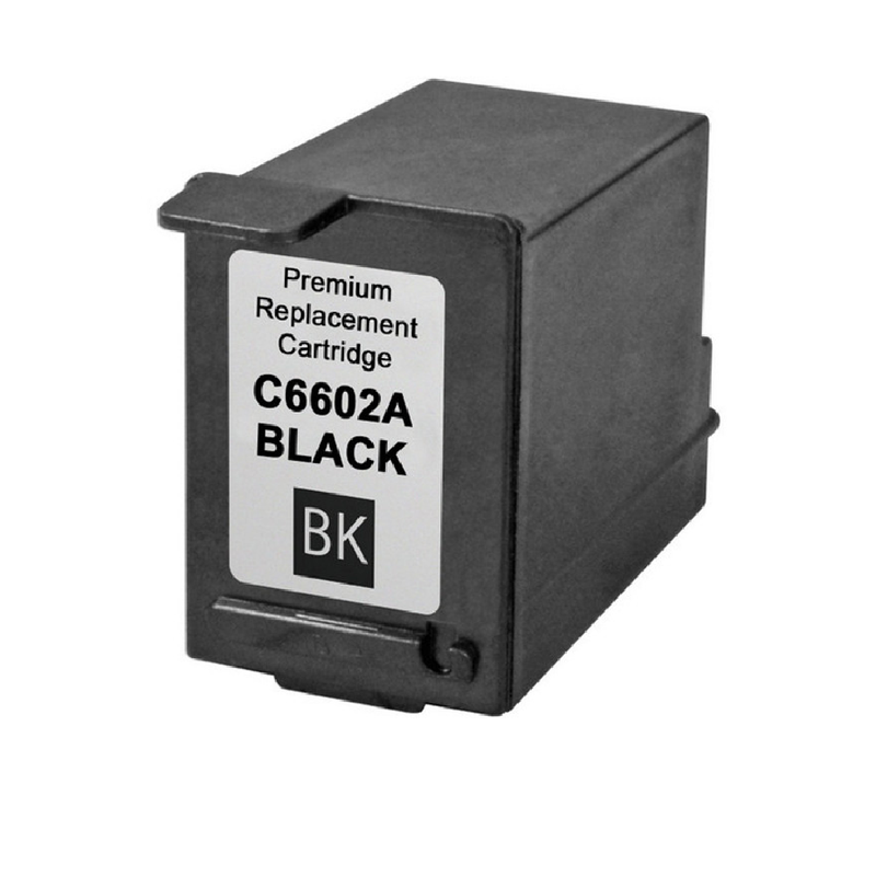 HP C6602A Original Generic Inkjet Print Cartridge - Black | C6602A