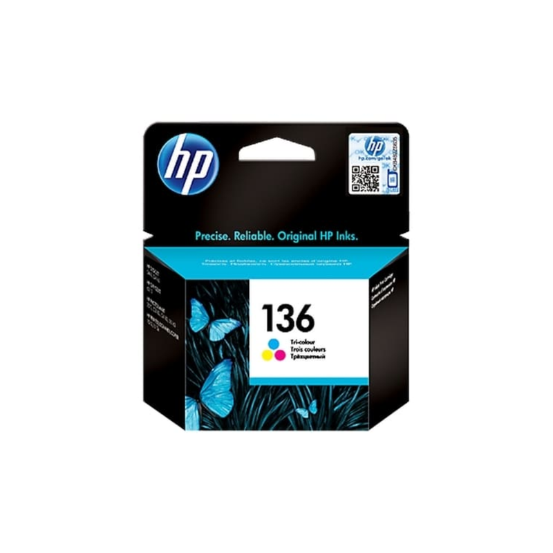 HP 136 Tri-color Original Ink Cartridge | C9361HE