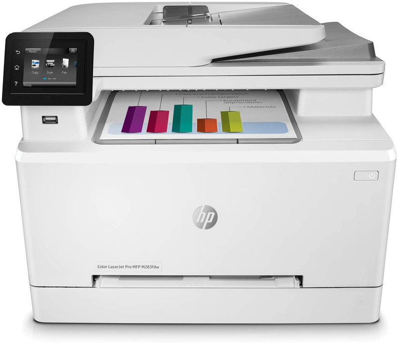 HP Color LaserJet Pro M283fdw Wireless All-in-One Laser Printer, Remote Mobile Print, Scan & Copy, Duplex Printing, Works with Alexa | 7KW75A