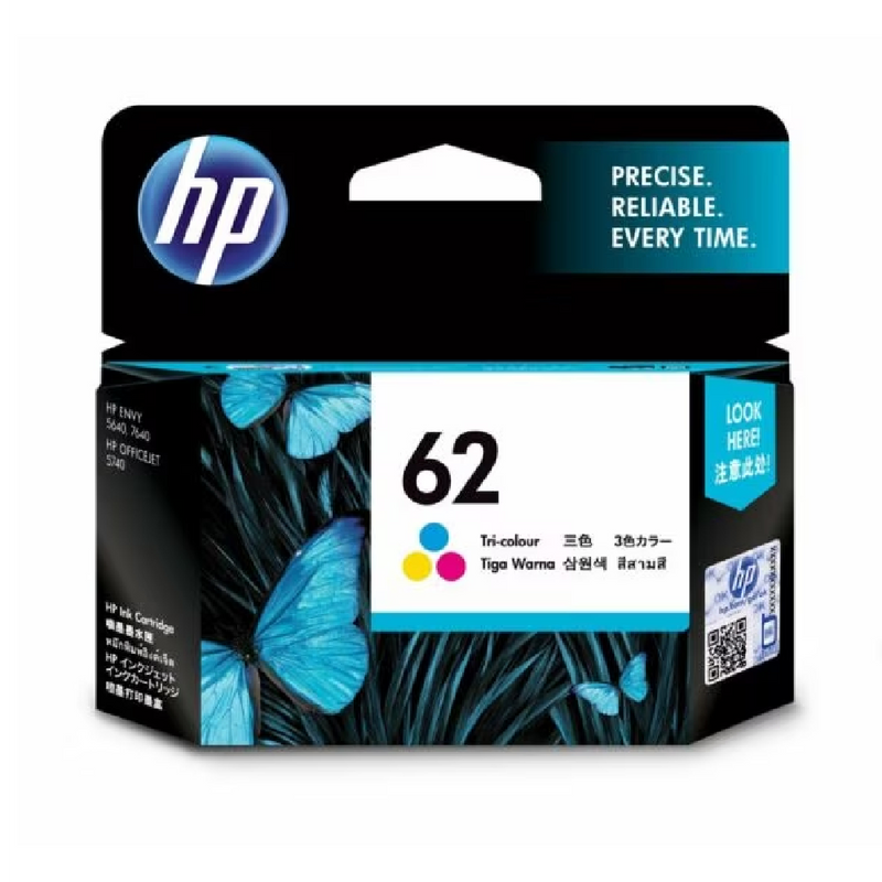 HP 62 Original Ink Cartridge Color | C2P06AA