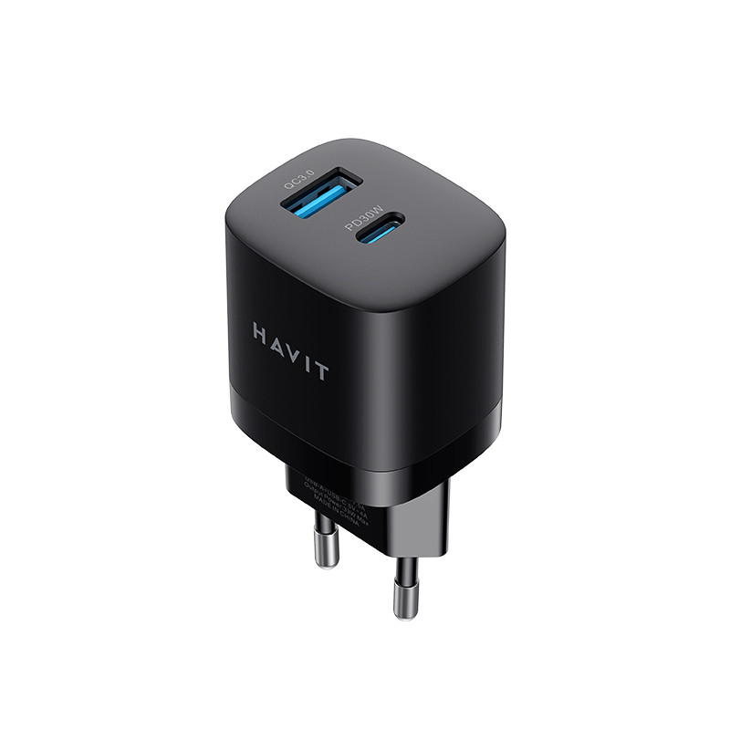 Havit Wall Travel Adapter Type-C - Black | UC30