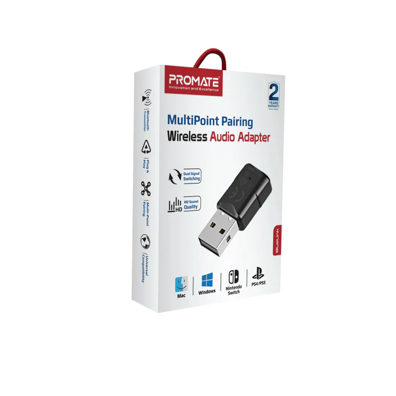 Promate Multipoint Pairing Wireless Audio Adapter | BLUELINK